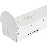 Sunlite 48" 25w Linear LED Wraparound 3500K Neutral White Fixture White Finish_3