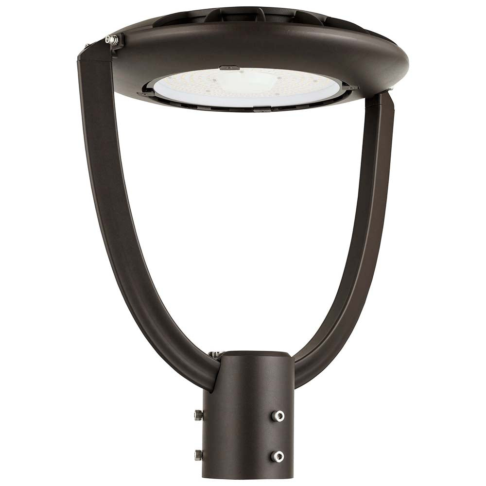 Sunlite 55w 100-277v CCT Tunable LED Outdoor Circular Pole Top Area Fixture