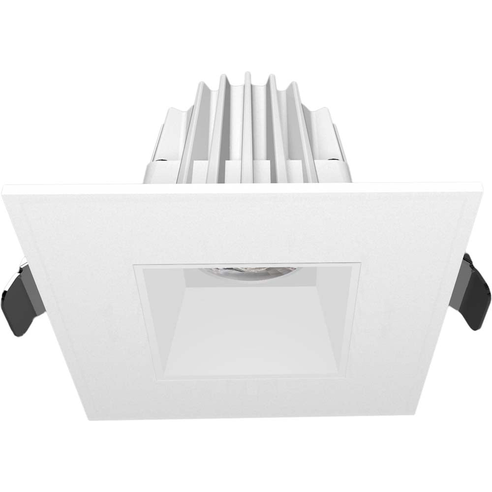 Sunlite 8w Square LED Regressed Anti Glare Canless Downlight 3000K Warm White