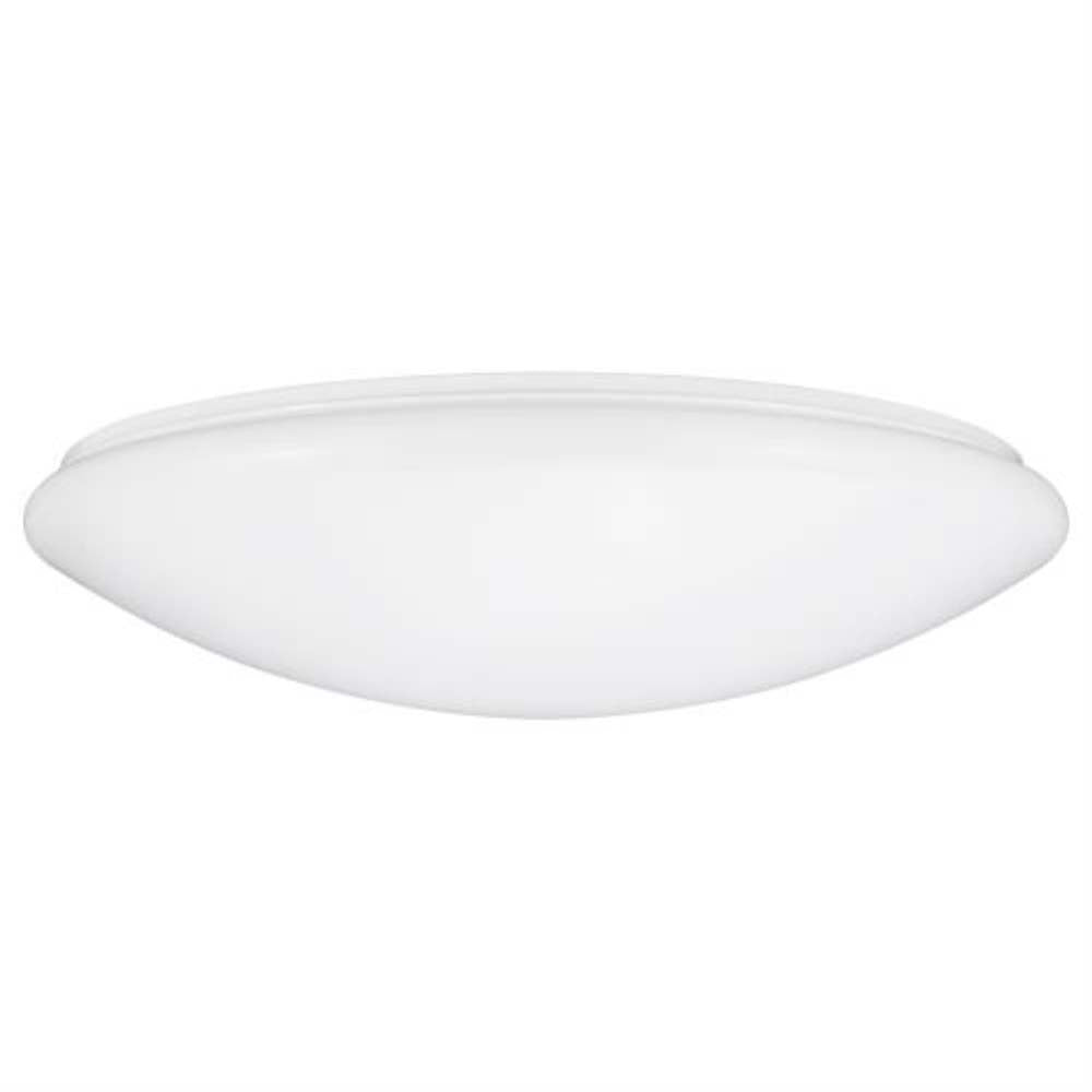 Sunlite 15-in 25w Round LED Mushroom Fixture CCT Tunable White Finish