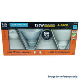 FEIT 23W 120V R40 Compact Fluorescent Frosted Light Bulb (4 Pack) - BulbAmerica