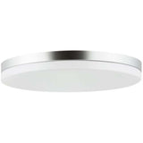 Sunlite 13-in Round LED Solid Band Fixture CCT Tunable White Finish - 120w-equiv