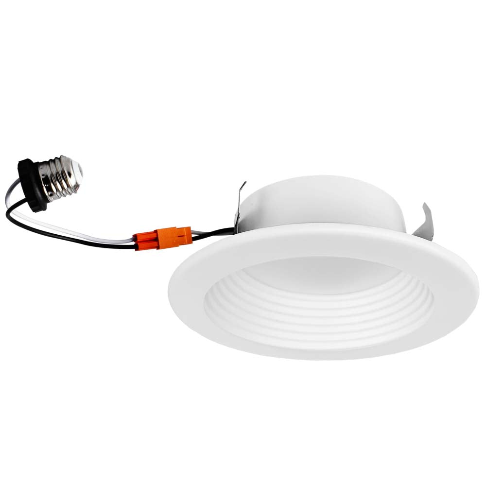 Sunlite 4-in 10w CCT Tunable LED Baffle Recessed Downlight Retrofit Fixture