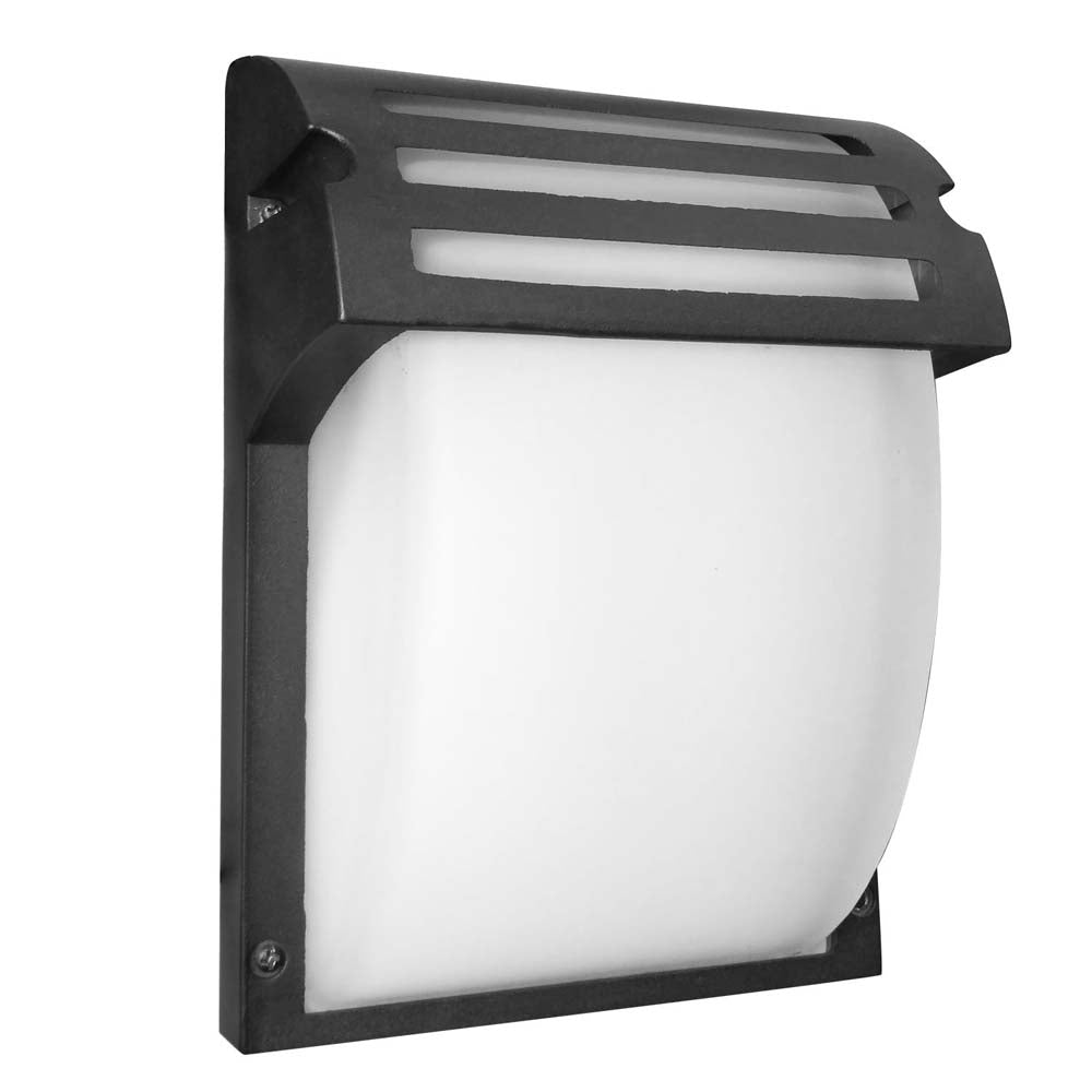 Sunlite 9w CCT Tunable LED Modern Style Outdoor Light Fixture Black Finish