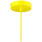 SUNLITE 88740-SU E26 Vega Yellow Pendant Light Fixture - BulbAmerica