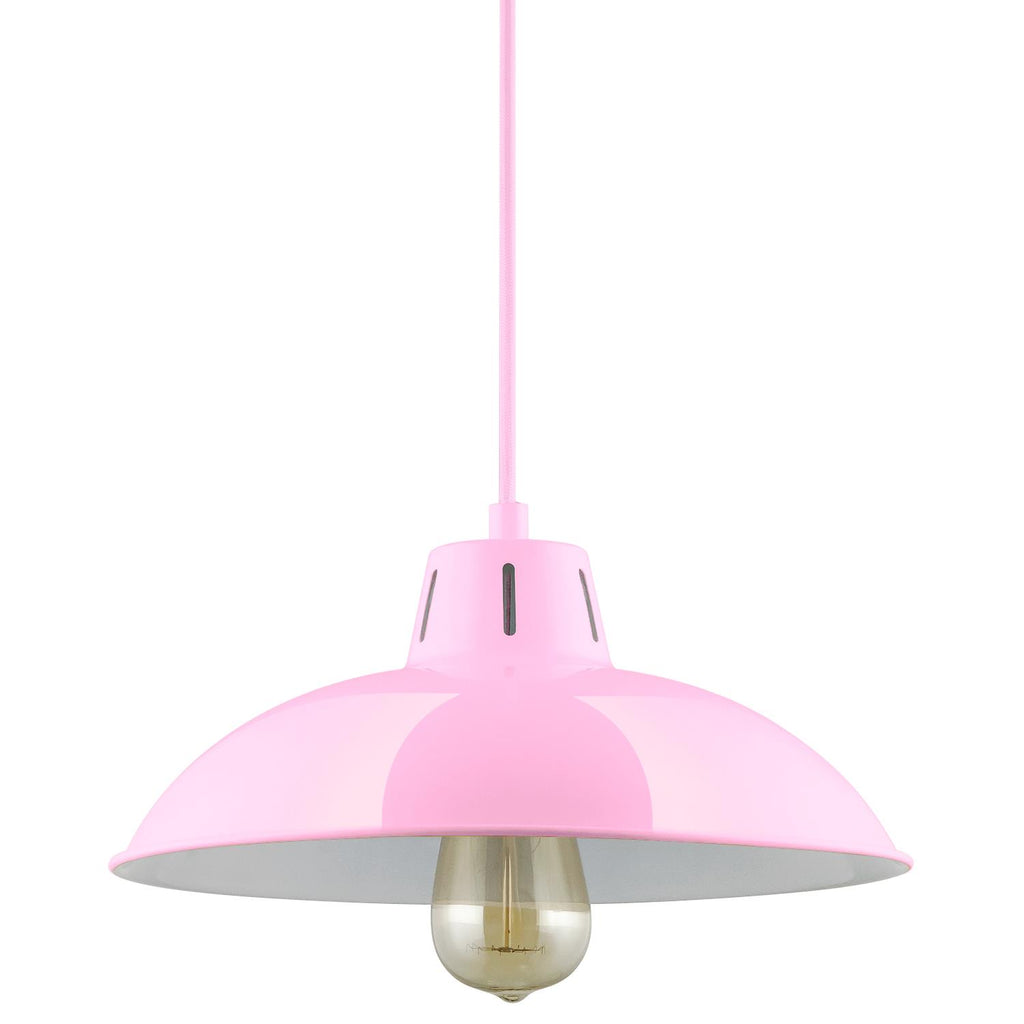 SUNLITE 88743-SU E26 Vega Pink Pendant Light Fixture