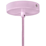 SUNLITE 88743-SU E26 Vega Pink Pendant Light Fixture - BulbAmerica