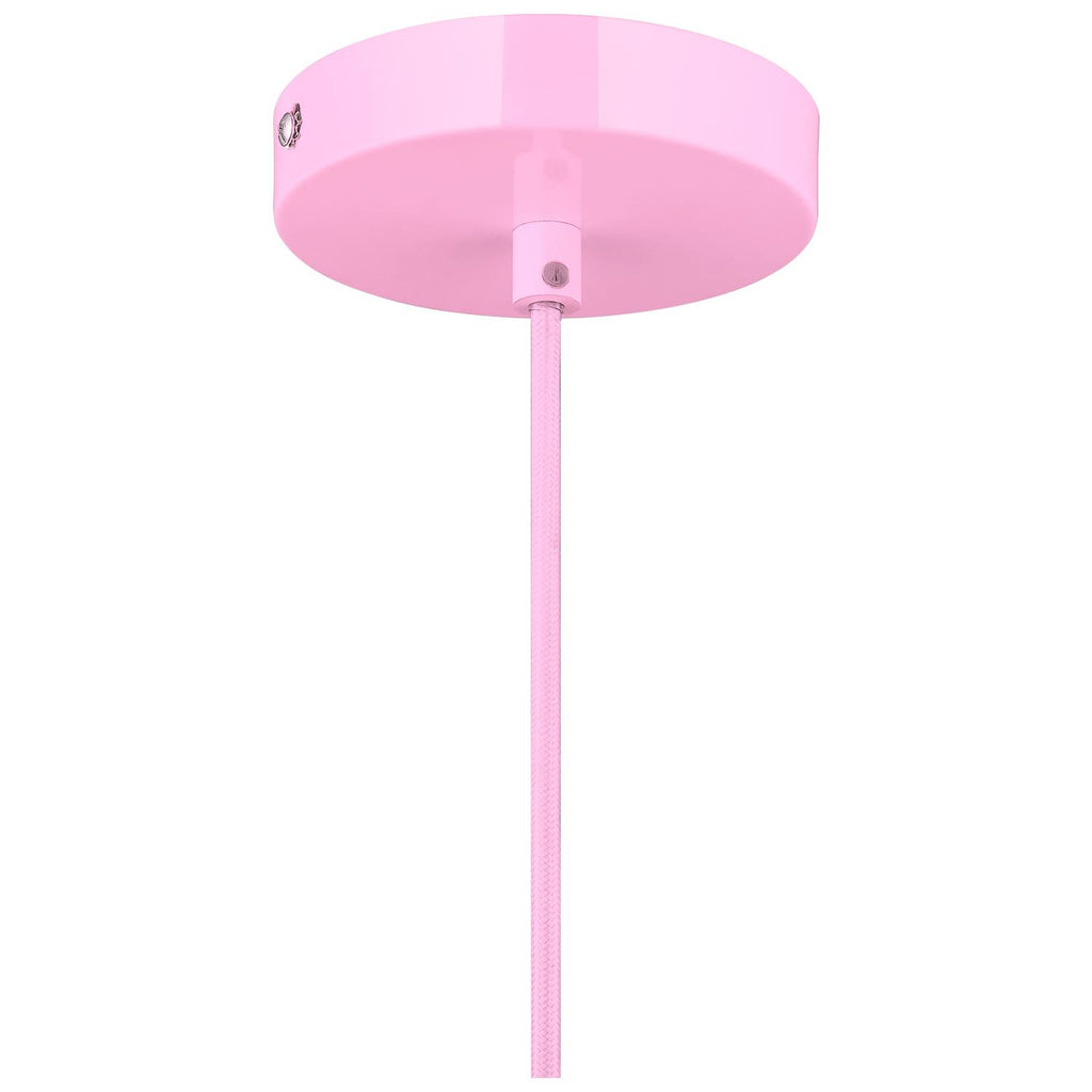 SUNLITE 88763-SU E26 Nova Pink Pendant Light Fixture
