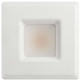 Sunlite LED 4-in 7w Square Downlight RetroFit Recessed Fixture 3000K Warm White - BulbAmerica