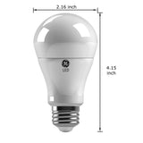 4Pk - GE 10W A19 LED Soft White 2700K Non-Dimmable Bulb - 60w Equiv. - BulbAmerica