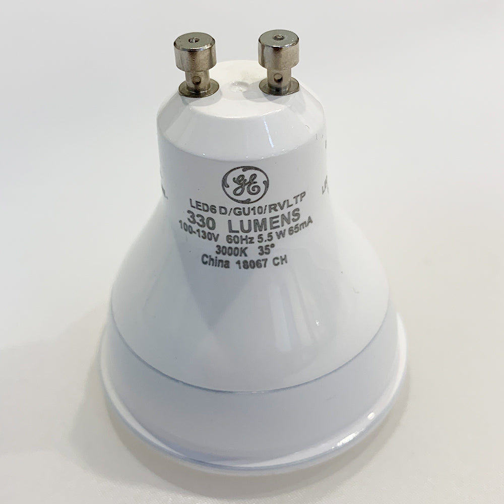 GE 5.5w LED MR16 GU10 3000K Dimmable Light Bulb - 50w equiv. – BulbAmerica