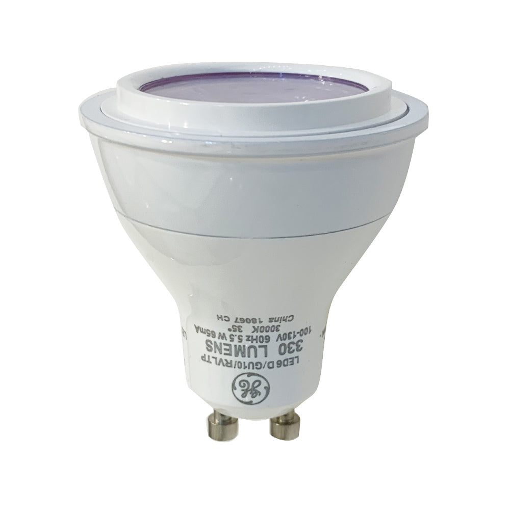 GE 5.5w LED MR16 GU10 3000K Dimmable Light Bulb - 50w equiv.