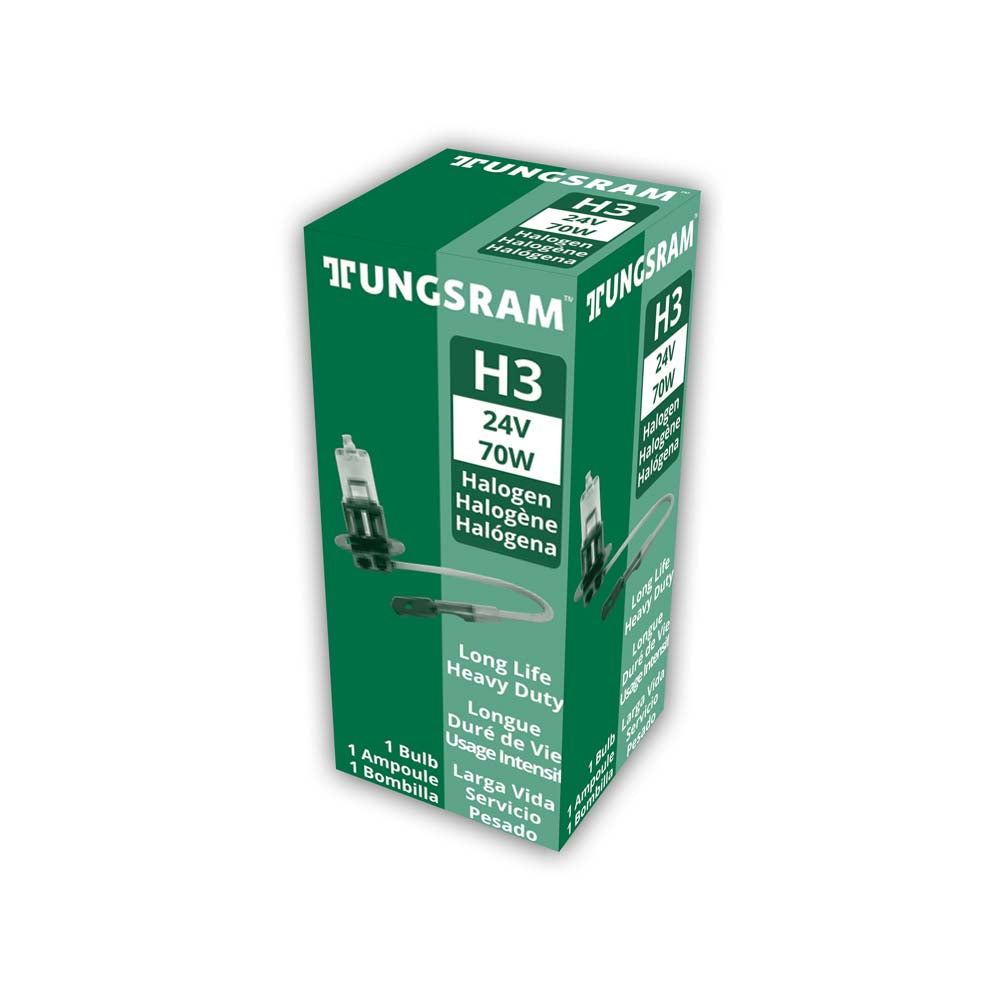 Tungsram H3 24V HDLL UNIT Long Life 24V head lamps Automotive Bulb