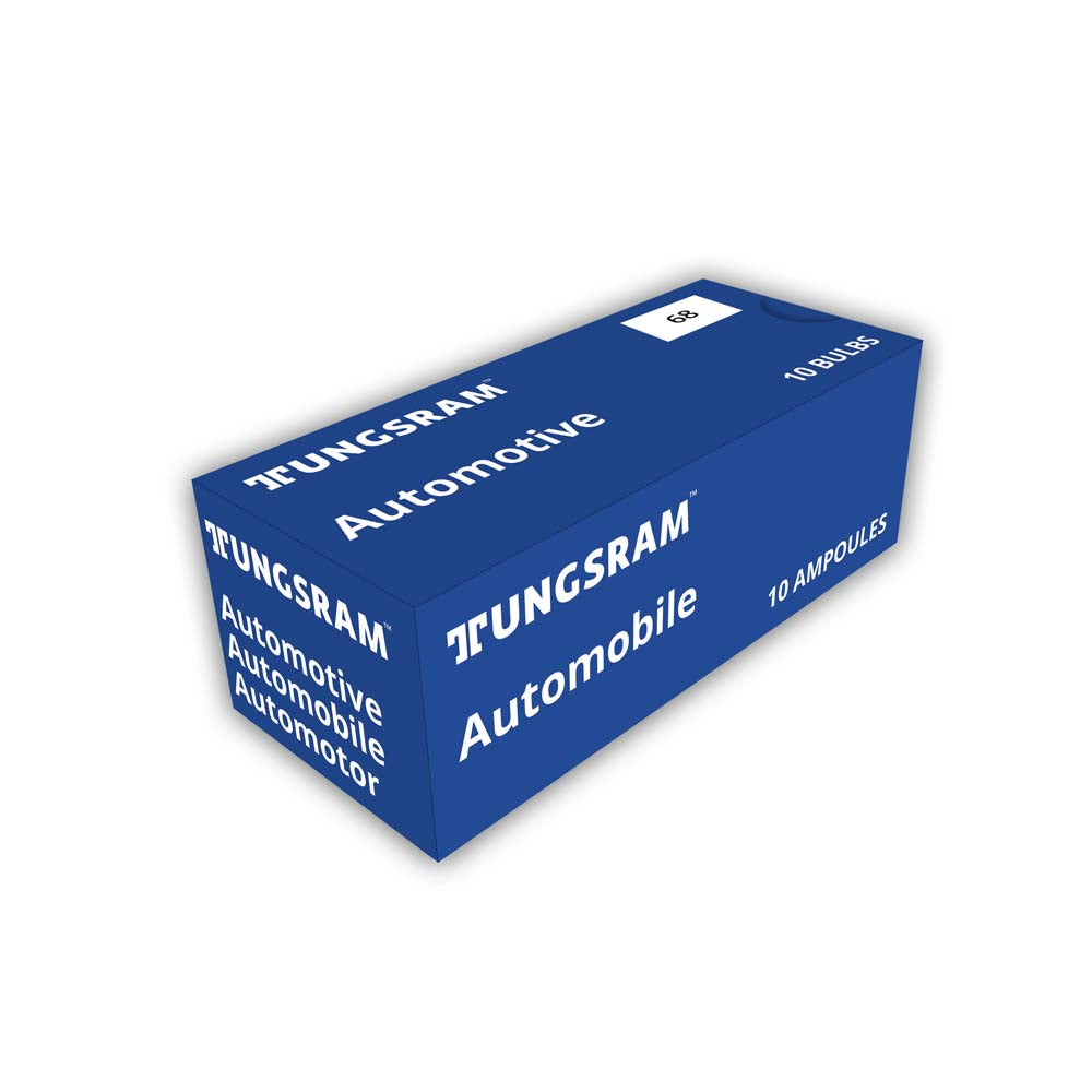 10PK - Tungsram 68 Standard Miniatures Automotive Bulb
