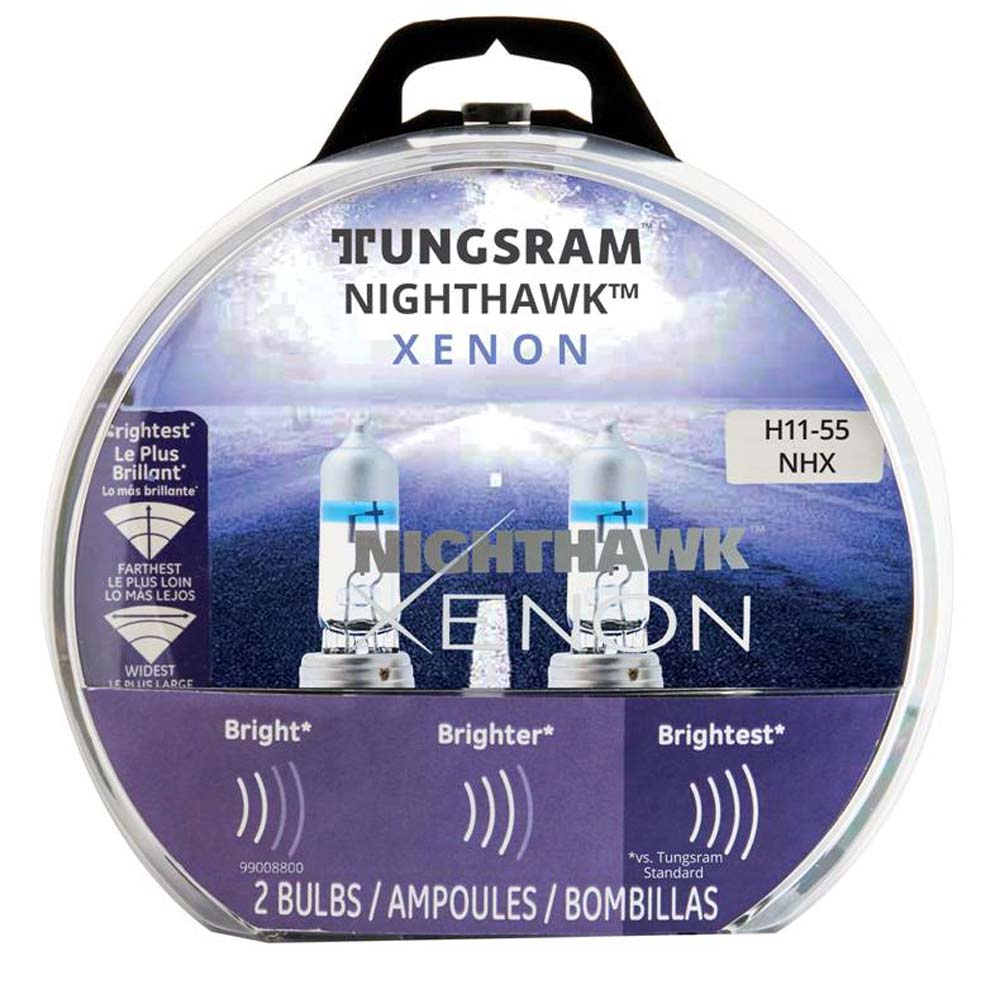 2Pk - Tungsram H11-55NH Nighthawk Xenon head lamps Automotive Bulb