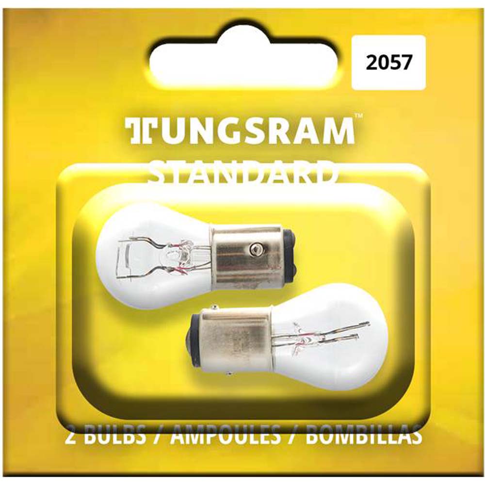2Pk - Tungsram 2057 Standard Miniatures Automotive Bulb