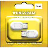 2Pk - Tungsram 7440 Standard Miniatures Automotive Bulb