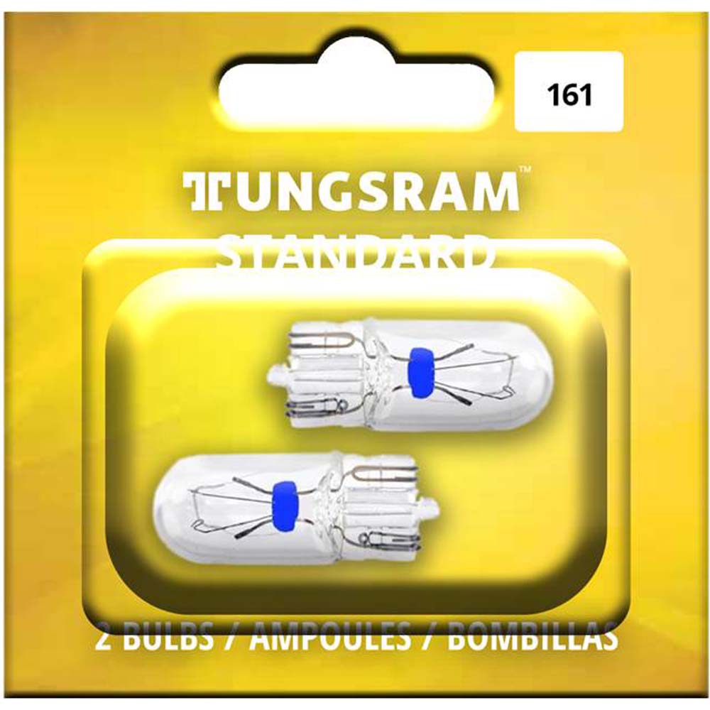 2Pk - Tungsram 161 Standard Miniatures Automotive Bulb