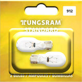 2Pk - Tungsram 912 Standard Miniatures Automotive Bulb