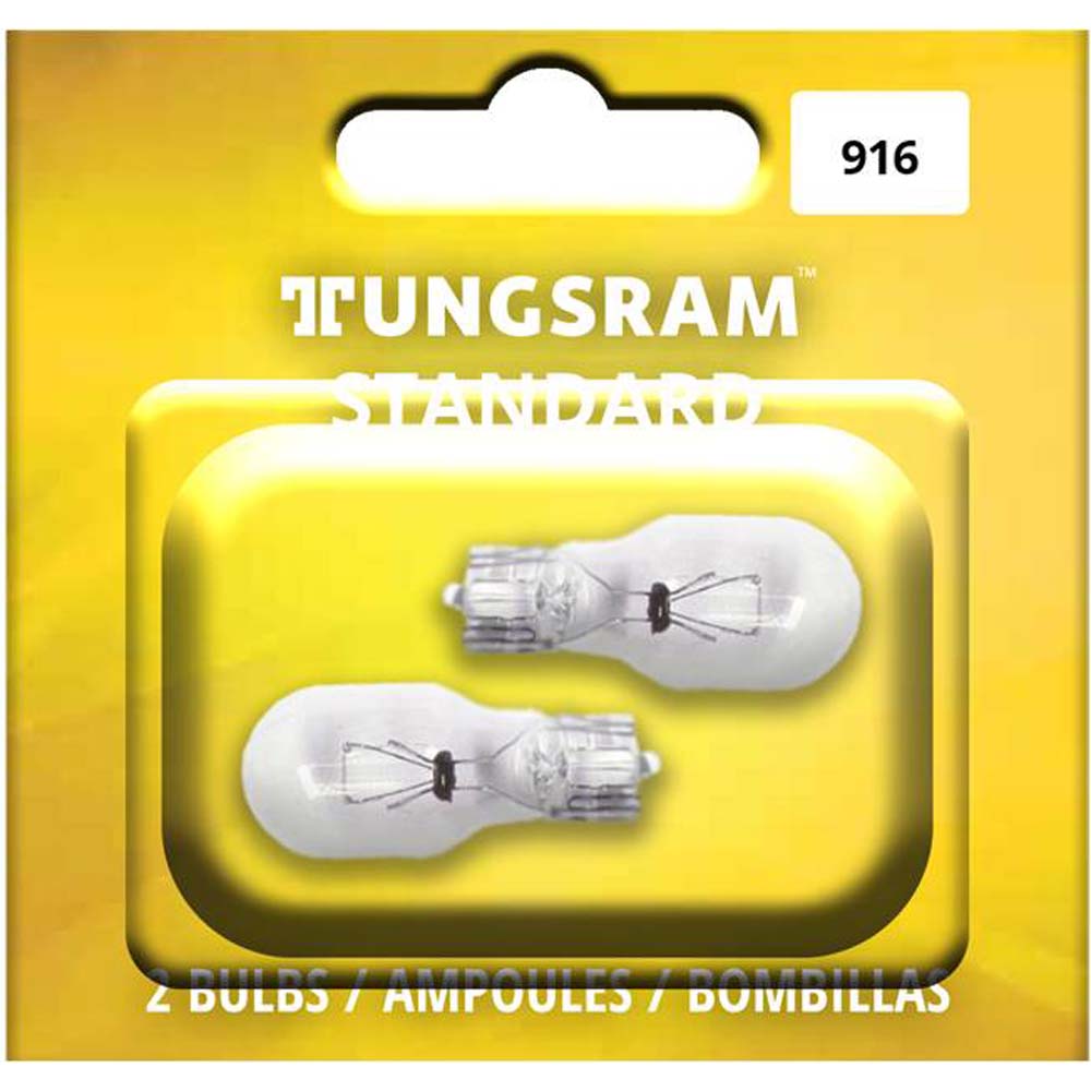 2Pk - Tungsram 916 Standard Miniatures Automotive Bulb