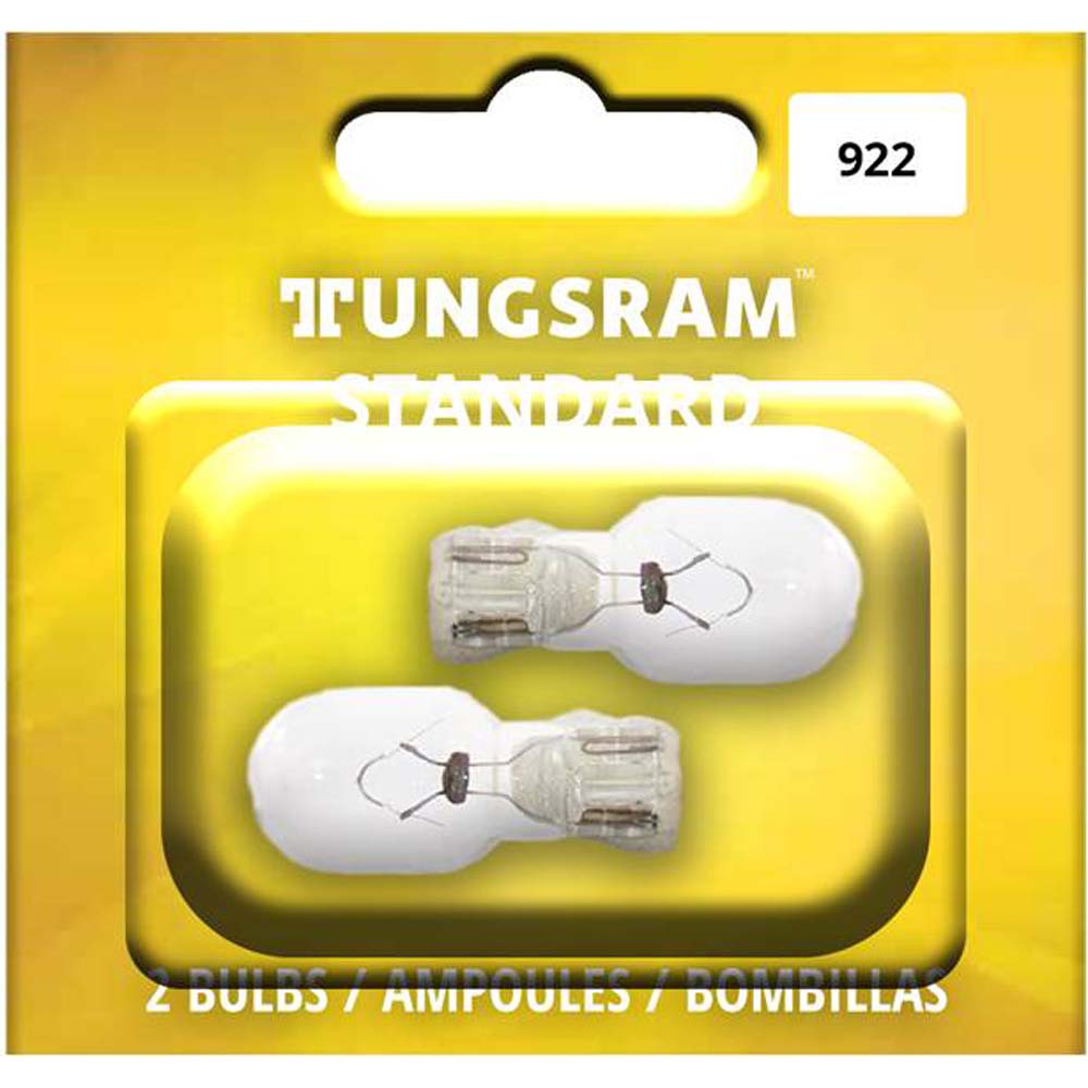 2Pk - Tungsram 922 Standard Miniatures Automotive Bulb