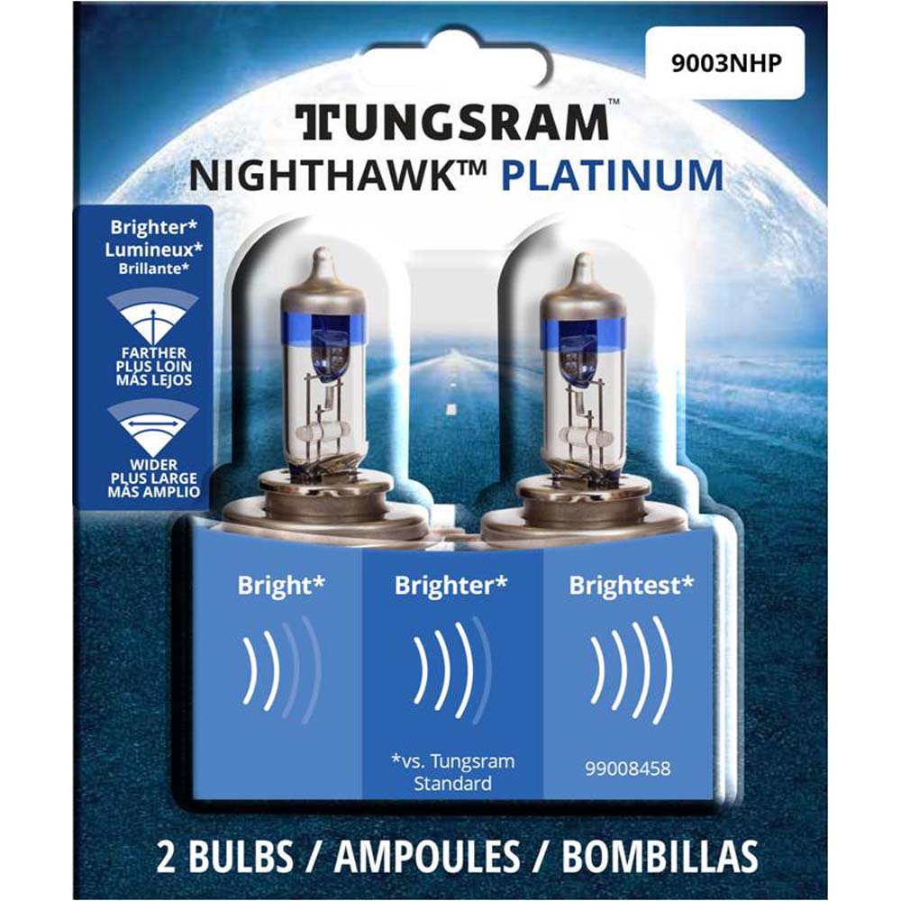 2Pk - Tungsram 9003NHP Nighthawk Platinum head lamps Automotive Bulb
