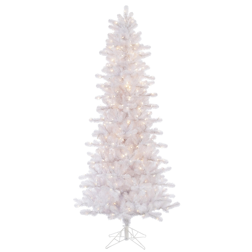 Vickerman 8.5 ft. Crystal White Pine Dura-Lit Incandescent 1308 Tips Christmas Tree
