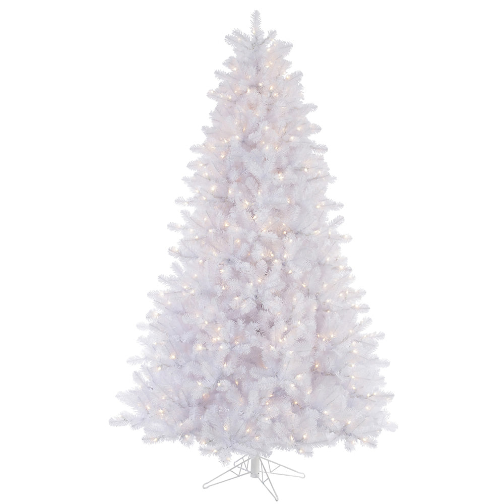 Vickerman 6.5 ft. Crystal White Pine Dura-Lit Incandescent 1365 Tips Christmas Tree