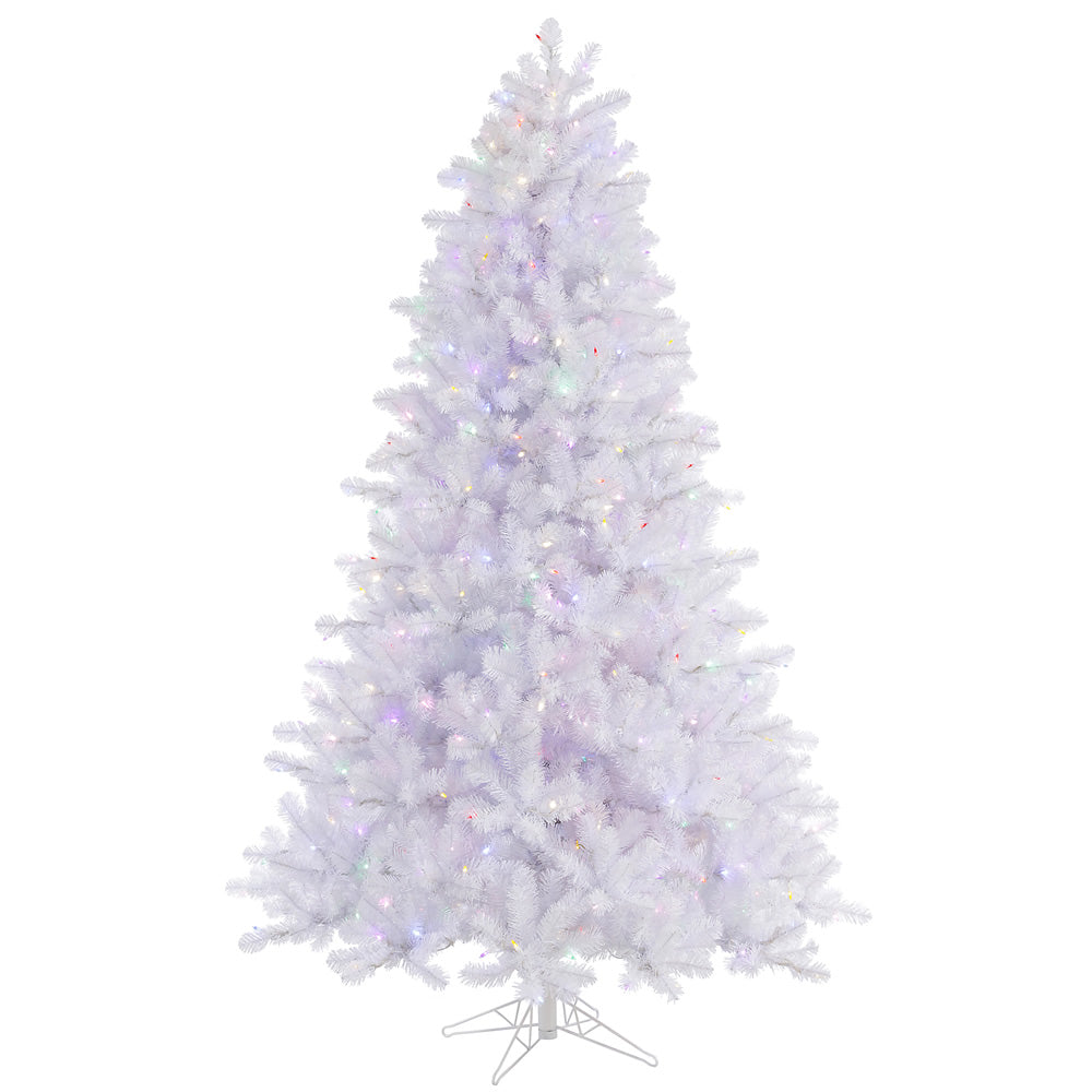 Vickerman 10 ft. Crystal White Pine LED 3529 Tips Christmas Tree