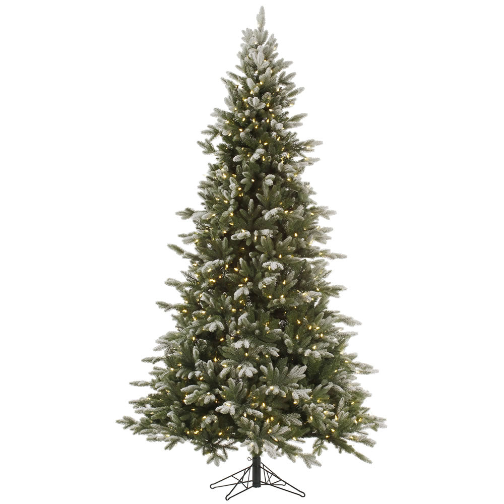 Vickerman 7.5 ft. Frosted Balsam Fir Dura-Lit Incandescent 1376 Tips Christmas Tree