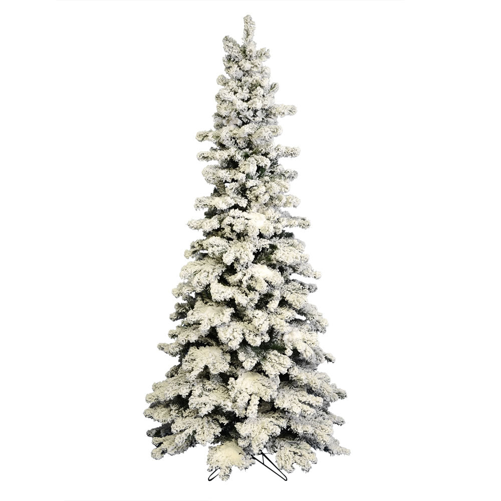 Vickerman 7 ft. Flocked Kodiak Spruce 1333 Tips Christmas Tree