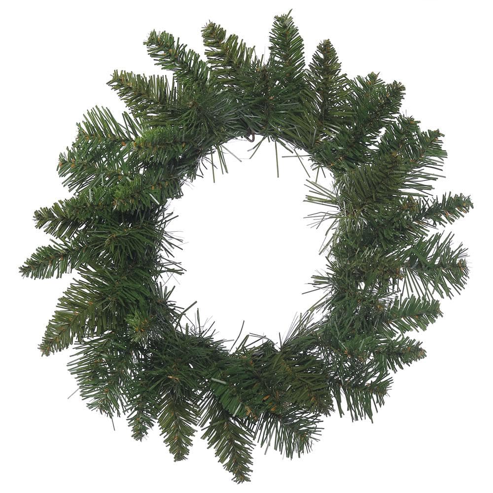 12in. Durango Spruce Wreath 40 Green PVC Tips