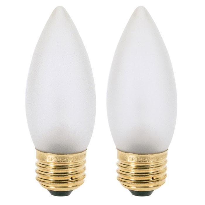 Satco A3596 60W 130V B10.5 Frosted E26 Incandescent light bulb - 2 light bulbs