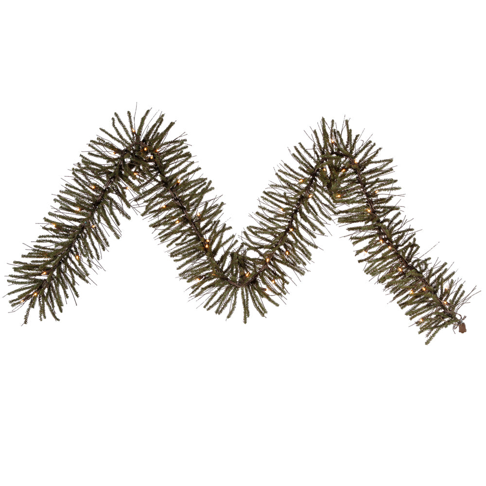 9' x 10" Vienna Twig Garland - 50 Warm White LED Lights