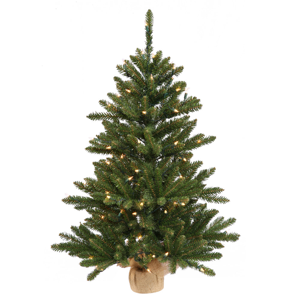 Vickerman 42" Anoka Pine Artificial Christmas Tree - 150 LED Multi-color Lights