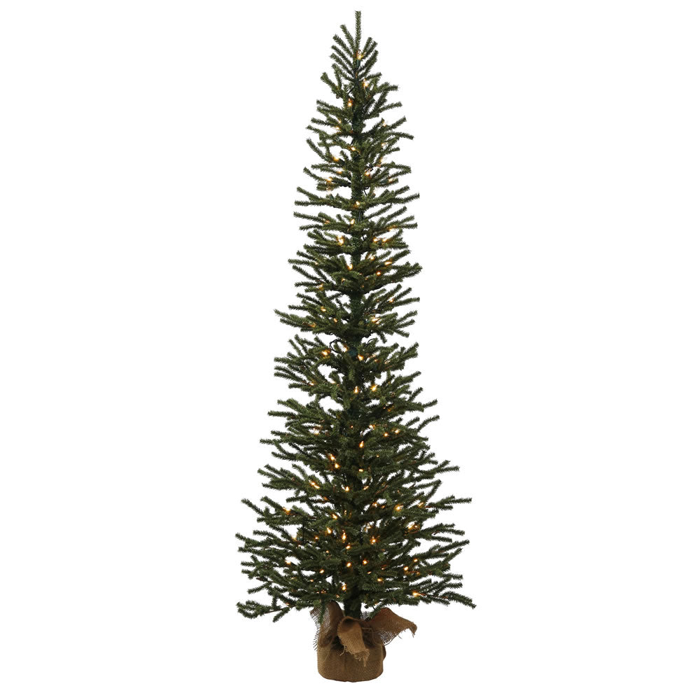 Vickerman 4' Pine Artificial Christmas Tree - 100 Clear Lights - 624 PVC Tips