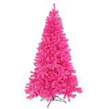 Vickerman 3' Hot Pink Artificial Christmas Tree -50 Pink LED Lights 105 PVC Tips