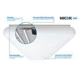 NICOR LED Decorative Cloud Ceiling Fixture, 5000K_2