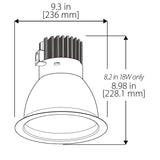 Nicor - CDR8-18W-35K-SN - BulbAmerica