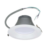 NICOR 8 inch Recessed Commercial LED Downlight, White, 3000K