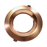 NICOR 8 inch Recessed Commercial LED Downlight Aged Copper 5000K