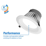 Nicor - CLR82HWRVS9WH - BulbAmerica