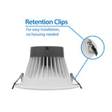 Nicor CLR-Select 8-inch White H/O Commercial Canless LED Downlight Kit_1