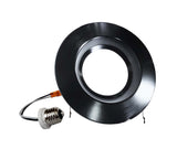 NICOR 5/6in. 853Lm LED Downlight in Black, 2700K Round Recessed Light_1