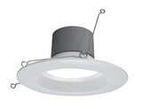 NICOR 5/6in. 853Lm LED Downlight in White w/ Baffle, 2700K Round Recessed Light_7