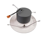 NICOR 5/6in. 878Lm LED Downlight in Nickel, 3000K Round Recessed Light_2