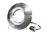 NICOR 5/6in. 1233Lm LED Downlight in Nickel, 3000K  Round Recessed Light_2