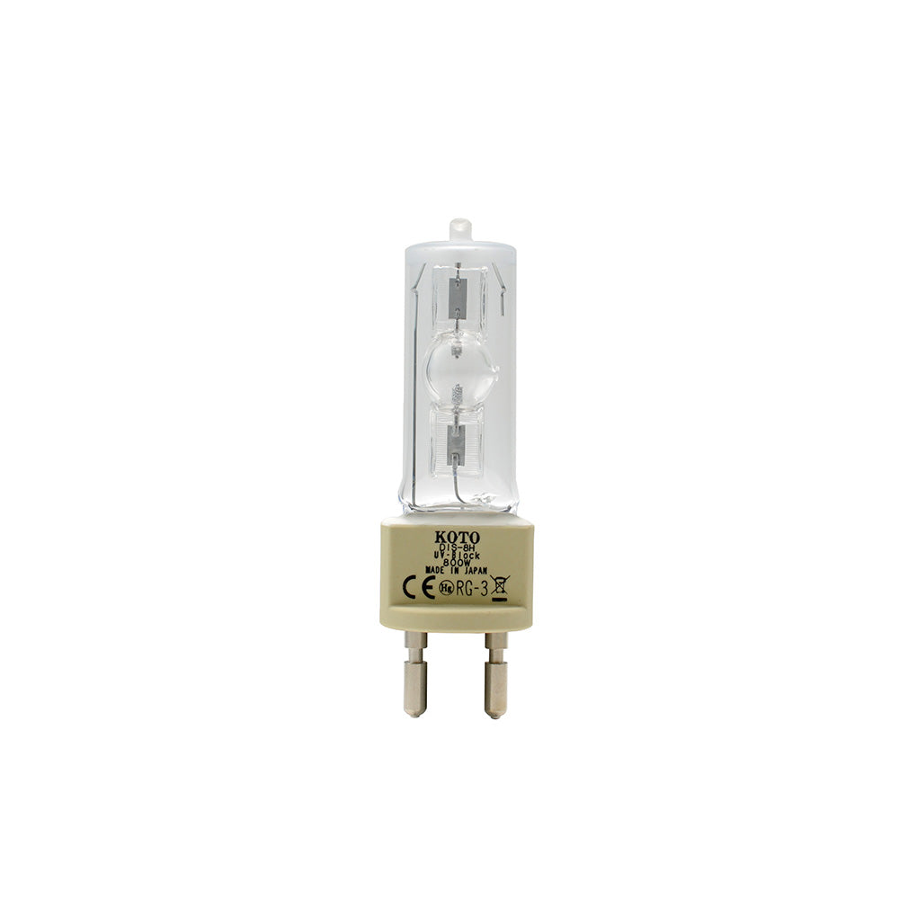 KOTO DIS-8H UV-B 800 watt 95v G22 base 6000K Metal Halide bulb