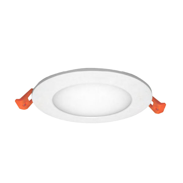 NICOR 4 in. White Round LED Recessed Downlight in 2712K