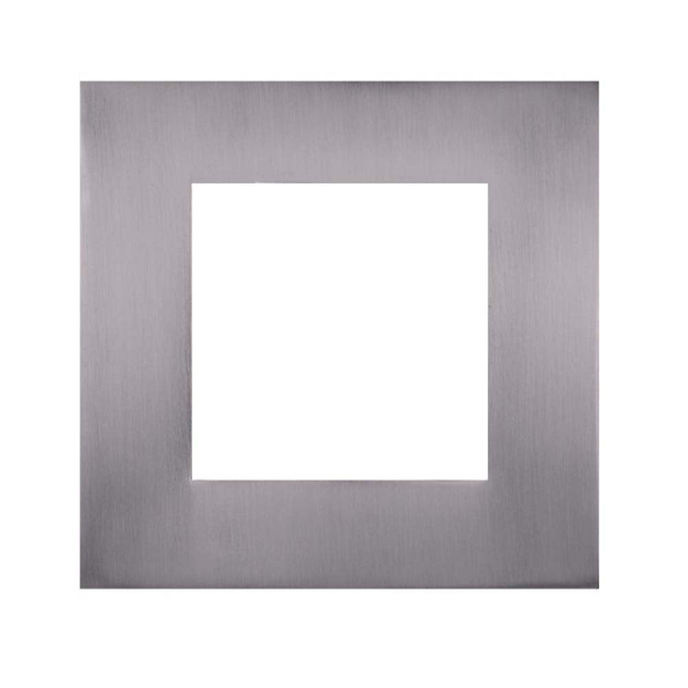 Square Nickel Faceplate for NICOR DLE4 Series Downlights